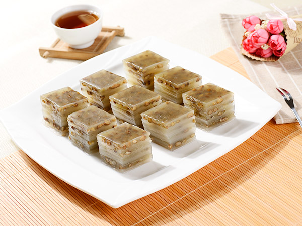 椰香绿豆糕