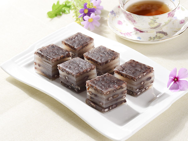 椰香红豆糕
